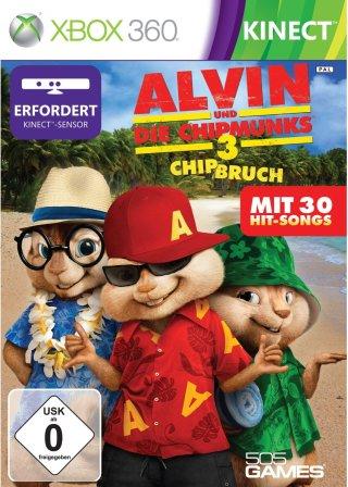Das Coverbild zeigt die Chipmunks in Urlaubskleidung am Strand.