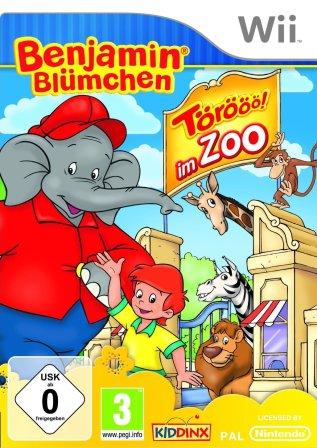 Der Cover zeigt Benjamin Blümchen und seine Freund/-innen.