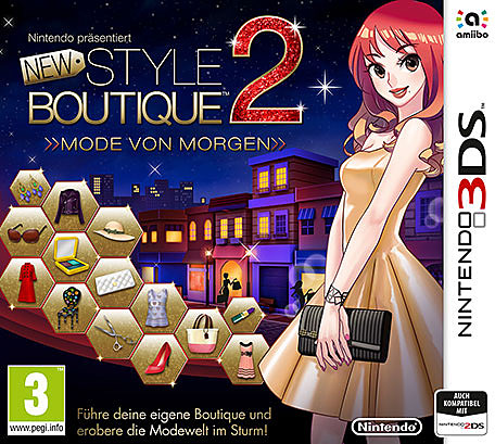 Cover vom Spiel mit einer Kleinstadt im Hintergrund und einer gestylten Frau im Vordergrund.