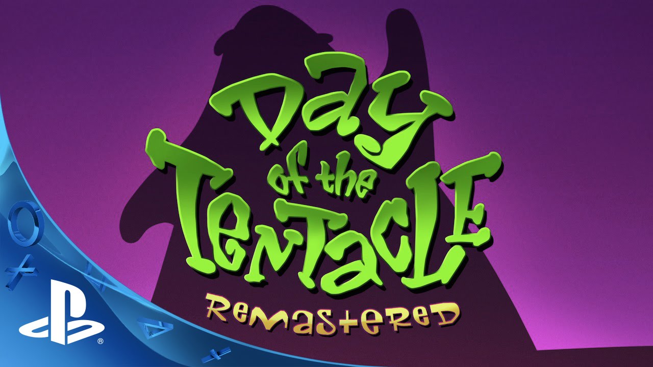 Cover: "Day of the Tentacle Remastered" in Graffiti-Schrift