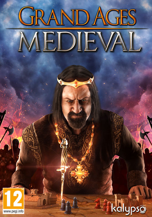 Cover: Man sieht einen mittelalterlichen König, der konzentriert auf ein Spielbrett schaut