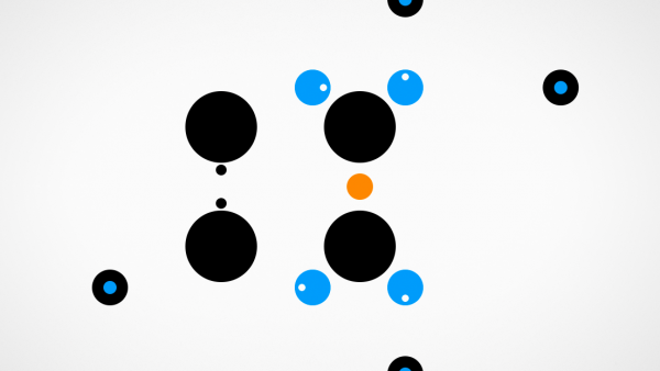 farbige und schwarze Kreise des Levels 4