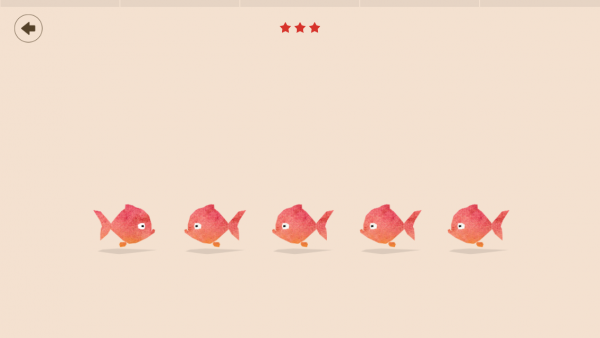 Screenshot: Fehlersuchbild mit Fischen