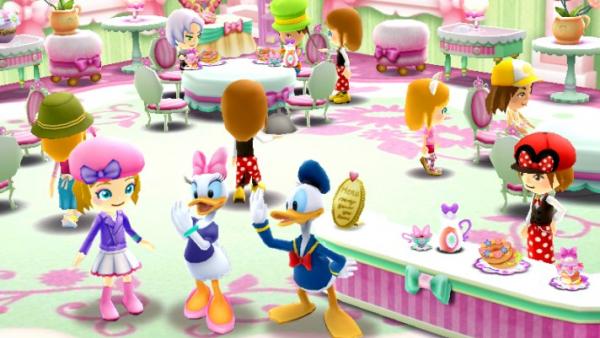 Donald Duck mit seinen Freunden