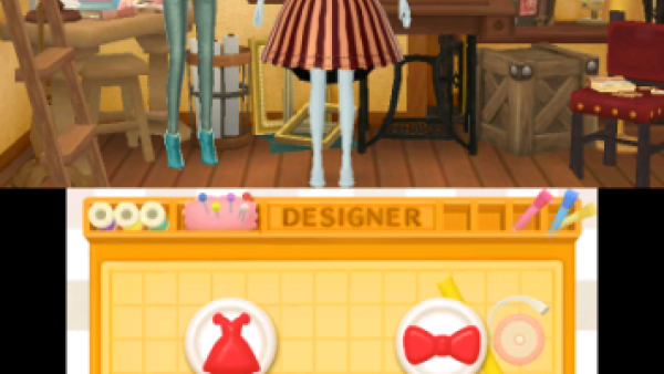 Screenshot: Als Designerin kann man neue Modestücke entwerfen.