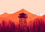 Cover: Ein Wasserturm steht in einem rötlich gefärbten Wald.