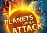 Das Coverbild zeigt einen strahlenden Planeten und zwei Spielfiguren.