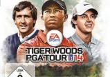 Das Coverbild zeigt Tiger Woods und zwei weitere Golfspieler.
